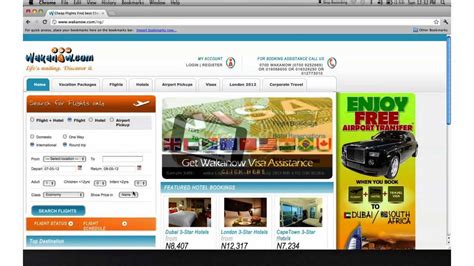 wakanow flight ticket|How To Book a Flight .